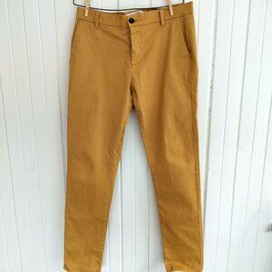 Topman Skinny Fit Stretch Trousers – Mustard – 32x32